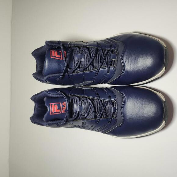 Fila Mens Sneakers Navy Blue Size 12 - Picture 3 of 8